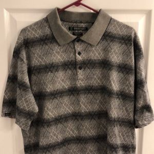 Tehama Golf Polo - XL - Black & White print